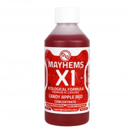 Mayhems - PC Coolant - X1 Concentrate - Eco Friendly Series - UV Fluorescent | 250 ml - Candy Apple Red (MX1C250MLRE)