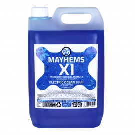 Mayhems - PC Coolant - X1 Premix - Eco Friendly Series - UV Fluorescent | 5 Liter - Electric Ocean Blue (MX1P5LBL)