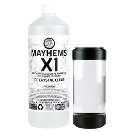 Mayhems - PC Coolant - X1 Premix - Eco Friendly Series | 1 Liter - Ice Crystal Clear (MX1C1LTR)