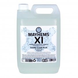 Mayhems - PC Coolant - X1 Premix - Eco Friendly Series - UV Fluorescent | 5 Liter - Ozone Clear Blue (MX1P5LCB)