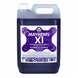 Mayhems - PC Coolant - X1 Premix - Eco Friendly Series - UV Fluorescent | 5 Liter - Plasma Jet Purple (MX1P5LPU)
