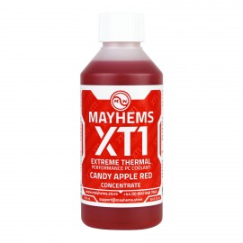 Mayhems - PC Coolant - XT1 Concentrate - Thermal Performance Series - UV Fluorescent | 250 ml - Candy Apple Red (MXTC250MLRE)