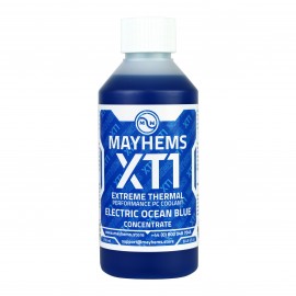 Mayhems - PC Coolant - XT1 Concentrate - Thermal Performance Series - UV Fluorescent | 250 ml - Electric Ocean Blue (MXTC250MLBL)