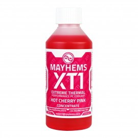 Mayhems - PC Coolant - XT1 Concentrate - Thermal Performance Series - UV Fluorescent | 250 ml - Hot Cherry Pink (MXTC250MLPI)