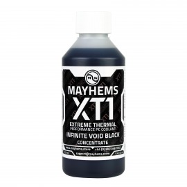 Mayhems - PC Coolant - XT1 Concentrate - Thermal Performance Series - UV Fluorescent | 250 ml - Infinite Void Black (MXTC250MLBK)