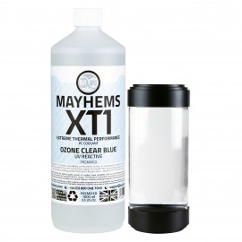 Mayhems - PC Coolant - XT1 Premix - Thermal Performance Series - UV Fluorescent | 1 Liter - Ozone Clear Blue (MXTP1LCB)