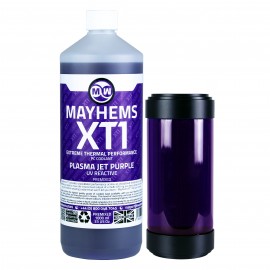 Mayhems - PC Coolant - XT1 Premix - Thermal Performance Series - UV Fluorescent | 1 Liter - Plasma Jet Purple (MXTP1LPU)