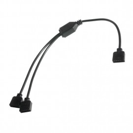 ModMyMods 5-Pin Female RGBW LED Strip 2-Way Splitter Cable - Black (MOD-0257)