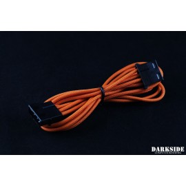 Darkside 4-Pin MOLEX HSL Extension Single Braid Cable – Orange (DS-0959)