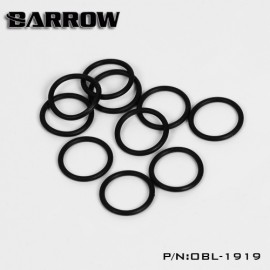 Barrow Replacement O-ring Set for Acrylic/Hard Tube - 10pcs - Black (OBL-1919)