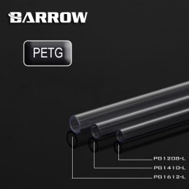 Barrow 16/12mm PETG Rigid HardTube (500mm) - Clear (PG1612-L-CLEAR)