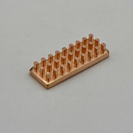 ModMyMods Cold Forged Copper Heatsink - 22mm x 8mm x 4mm - Single