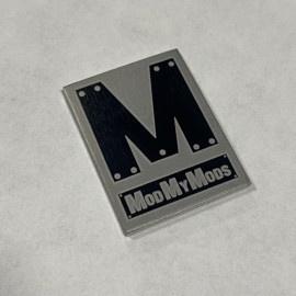 ModMyMods Laser Etched Aluminum Case Badge - 0.75" x 1" (MOD-0394)