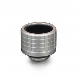 Thermal Grizzly DeltaMate 16mm HardTube Compression Fitting - HT16 - Matte Nickel (TG-DM-FIT-0202)