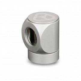 Thermal Grizzly DeltaMate Rotary Fitting - FF90° - Matte Nickel (TG-DM-FIT-0210)