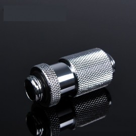 Barrow G1/4" 25mm Male to Male Extension Fitting with Micro Adjustment - Silver (THDJ25-V1-Silver)