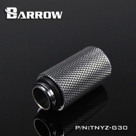 Barrow G1/4" 30mm Male to Female Extension Fitting - Silver (TNYZ-G30-Silver)