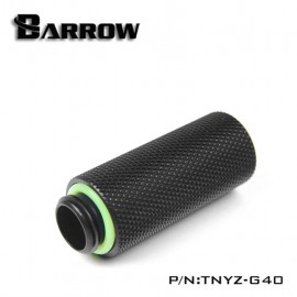 Barrow G1/4" 40mm Male to Female Extension Fitting - Black (TNYZ-G40-Black)