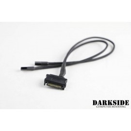 Darkside 2-Way CONNECT to SATA Splitter Cable | 30cm - Type 18 (DS-1021) 