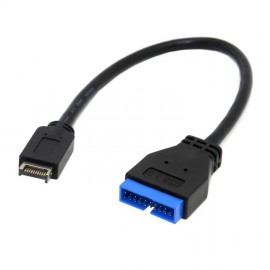 ModMyMods USB 3.1 Type E Gen2 Front Panel Header to USB 3.0 20 Pin Adapter Cable (MOD-0294)