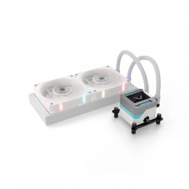Valkyrie Syn 240mm ARGB LCD All-in-One CPU Cooler - White (VK-AIOSY240W)