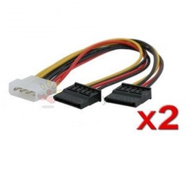4-Pin Molex to Dual SATA Power Adapter Cable (CAB356)