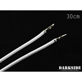 Darkside 12" (30cm) Female-Female Pre-Sleeved ATX and PCI-E Wire – White (DS-0646)