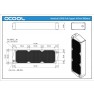 Dimension drawing: Alphacool NexXxoS UT60 Full Copper X-Flow 360 mm Radiator, 413 x 124 x 60 mm