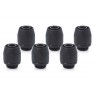 Alphacool HF Compression Fitting TPV - Straight - Black - Metal - Six Pack (17454) - view 1
