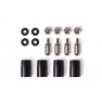 Alphacool Core Push Mounting 17mm M3/M4/UNC 6-32 Set 4x (15724) - view 1