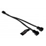 Alphacool Y-Splitter 3-Pin to 2x 3-Pin Cable - 15cm (18688) - view 1