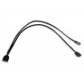 Alphacool Y-Splitter aRGB 3-Pin to 2x 3-Pin Cable - 30cm (18705) - view 1