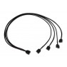 Alphacool Y-Splitter aRGB 3-Pin to 4x 3-Pin Cable - 60cm (18712) - view 1