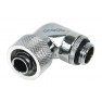 Alphacool G1/4 3/8"ID x 5/8"OD 90° Revolvable Compression Fitting - Chrome (17080) - view 1