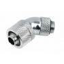 Alphacool G1/4 3/8"ID x 5/8"OD 45° Revolvable Compression Fitting - Chrome (17083) - view 1