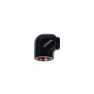 Alphacool G1/4 Male to Female L-Connector - Black (17045) - view 1