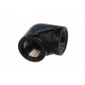 Alphacool G1/4 Female to Female L-Connector - Black (17042) - view 1