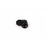 Alphacool 90° Revolvable Male to Female Angled Adaptor - Deep Black (17057) - view 2