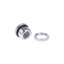 Alphacool G1/4 Bulkhead Connector - Chrome (17068) - view 3