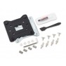 In the box: backplate, screws, standoffs, springs, washers, Thermal Grizzly thermal paste, spatula and hex key