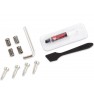 In the box: 4 mounting screws, 4 springs, Thermal Grizzly thermal paste, spatula and hex key