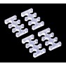 Alphacool Eiskamm X6 - 3mm Clear - 4 pcs (24743) - view 1