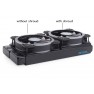 Alphacool Shroud & Decoupling 120mm (7mm Thickness) Including 4x M3x37mm Screws (24830) - view 3