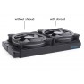 Alphacool Shroud & Decoupling 140mm (7mm Thickness) Including 4x M3x37mm Screws (24831) - view 3