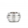 Thermal Grizzly DeltaMate Female to Female Passthrough Fitting - Gloss Nickel (TG-DM-FIT-0316) - view 3