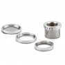 Thermal Grizzly DeltaMate Female to Female Passthrough Fitting - Gloss Nickel (TG-DM-FIT-0316) - view 4
