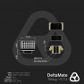 Dimension drawing: DeltaMate HT14 hard tube fitting in black with a male G1/4 thread and an 8 mm hex socket