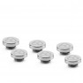 Thermal Grizzly DeltaMate G1/4" Plug Fitting - Gloss Nickel - 6 Pack (TG-DM-FIT-6309) - view 1