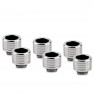 Thermal Grizzly DeltaMate 14mm HardTube Compression Fitting - HT14 - Gloss Nickel - 6 Pack (TG-DM-FIT-6314) - view 1