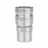 Thermal Grizzly DeltaMate Quick Disconnect Fitting | Female Coupling - Female Thread - Gloss Nickel (TG-DM-QDC-0302) - view 4
